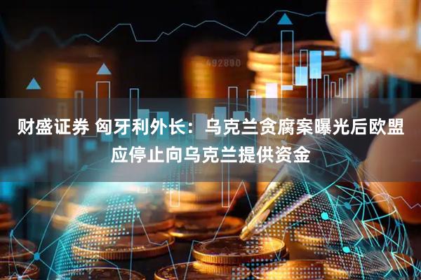 财盛证券 匈牙利外长：乌克兰贪腐案曝光后欧盟应停止向乌克兰提供资金