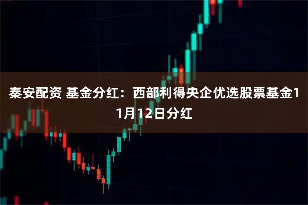 秦安配资 基金分红:西部利得央企优选股票基金11月12日分红